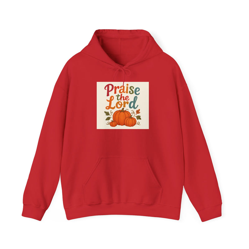 Praise the Lord Hoodie, Pumpkin  Design, Fall hoodie