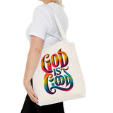 God is Good Tote, Christian Tote, Faith Statement Tote Printify