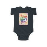Jesus Loves You Infant Bodysuit, Baby Bodysuit, Cute Onesie