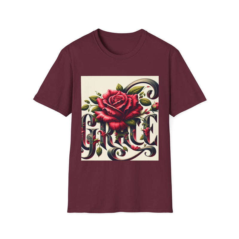 Grace Rose T-Shirt, Faith Shirt, Christian Apparel