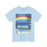 Covenant Rainbow Cotton Tee, Faith Shirt, Rainbow Shirt Printify