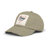 Pray Always Distressed Cap - Faith-Inspired Hat for Everyday Wear, Casual Style