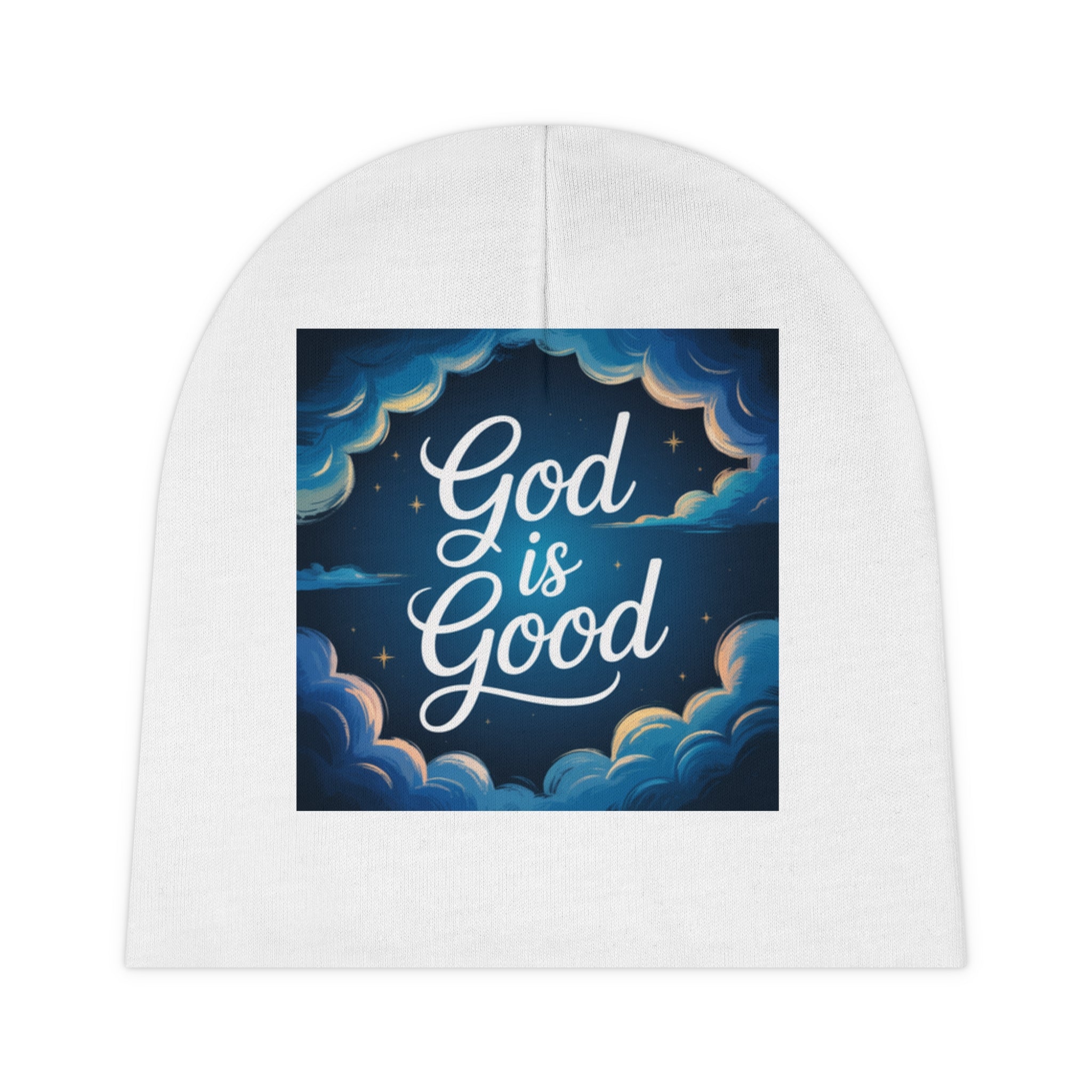 God is Good Baby Beanie, Cute Beanie Printify