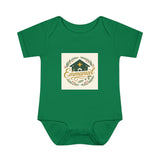 Emmanuel Christmas Infant Bodysuit — Baby Rib Onesie, 'Emmanuel' Holiday Gift Printify