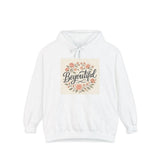 Beyoutiful Floral Hoodie, Comfortable Hoodie, Floral Design