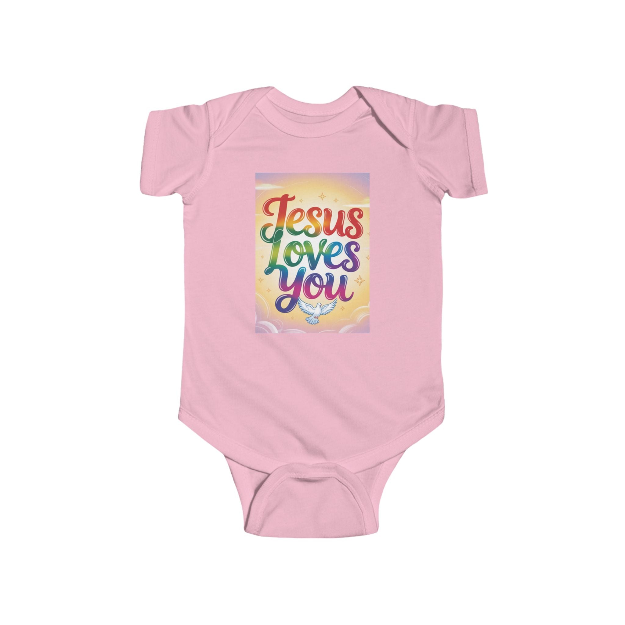Jesus Loves You Infant Bodysuit, Baby Bodysuit, Cute Onesie
