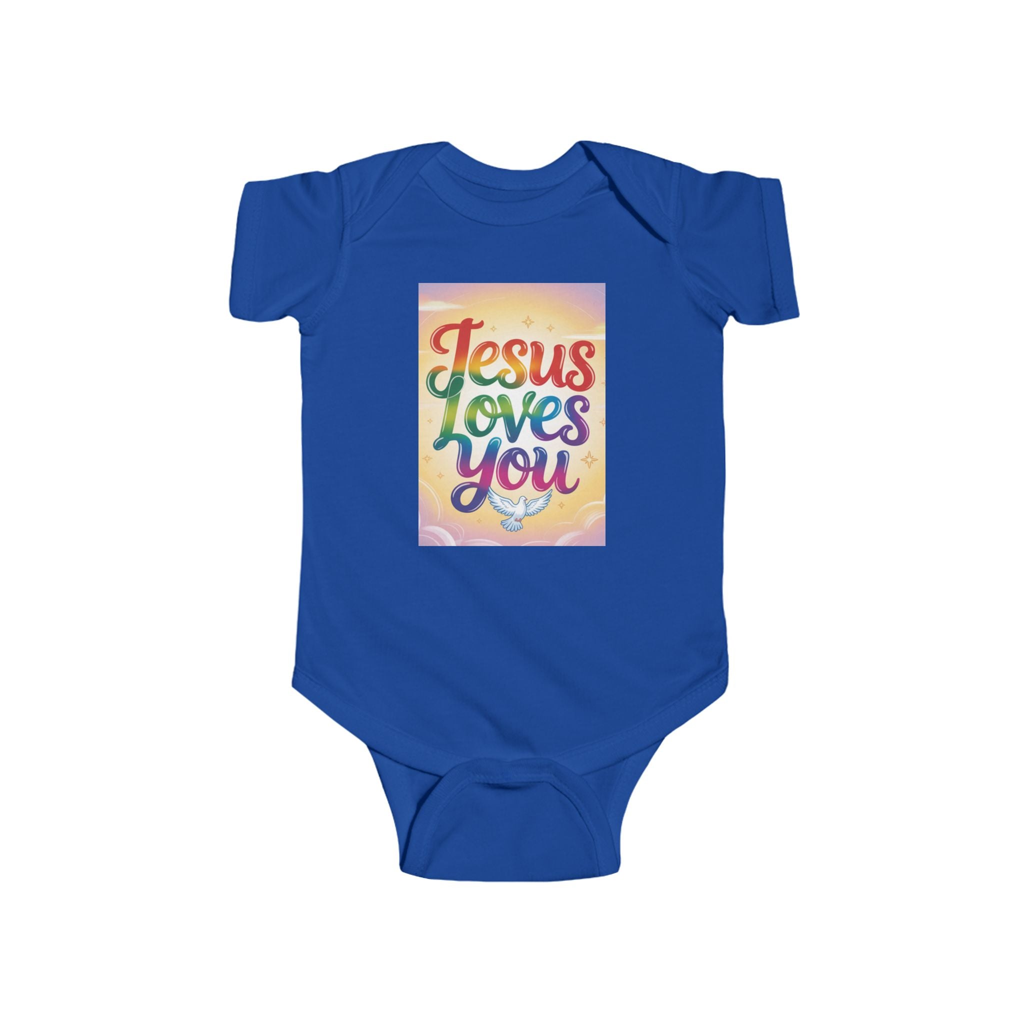 Jesus Loves You Infant Bodysuit, Baby Bodysuit, Cute Onesie
