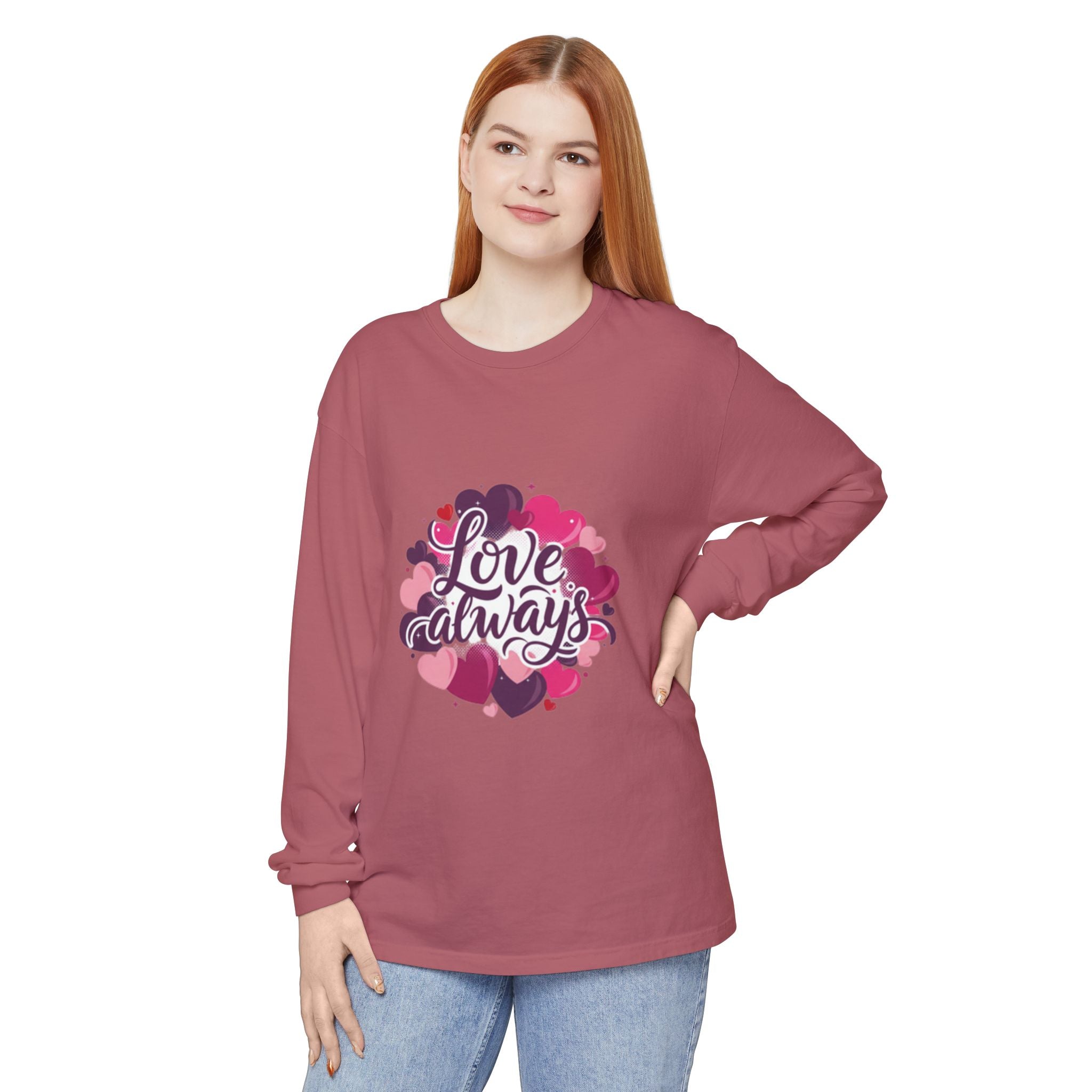 Love Always Heart Long Sleeve T-Shirt