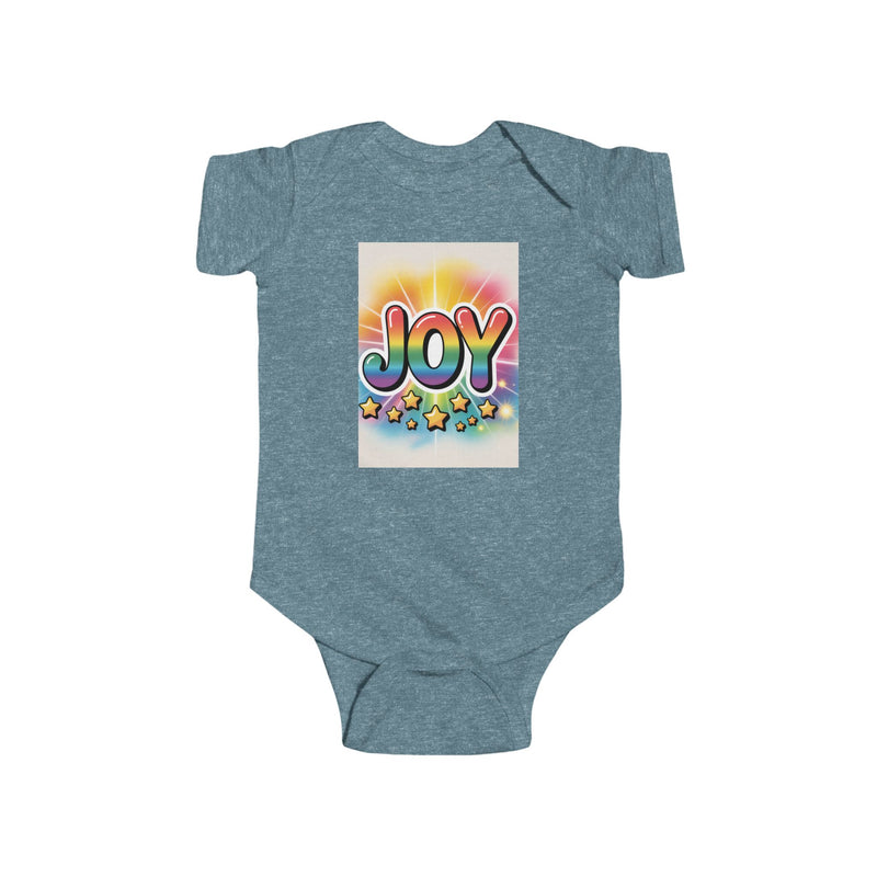 Joy Infant Bodysuit, Colorful Infant Wear, Onesie