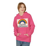 Faith Covenant Rainbow Hoodie — Retro Inspirational Christian Pullover