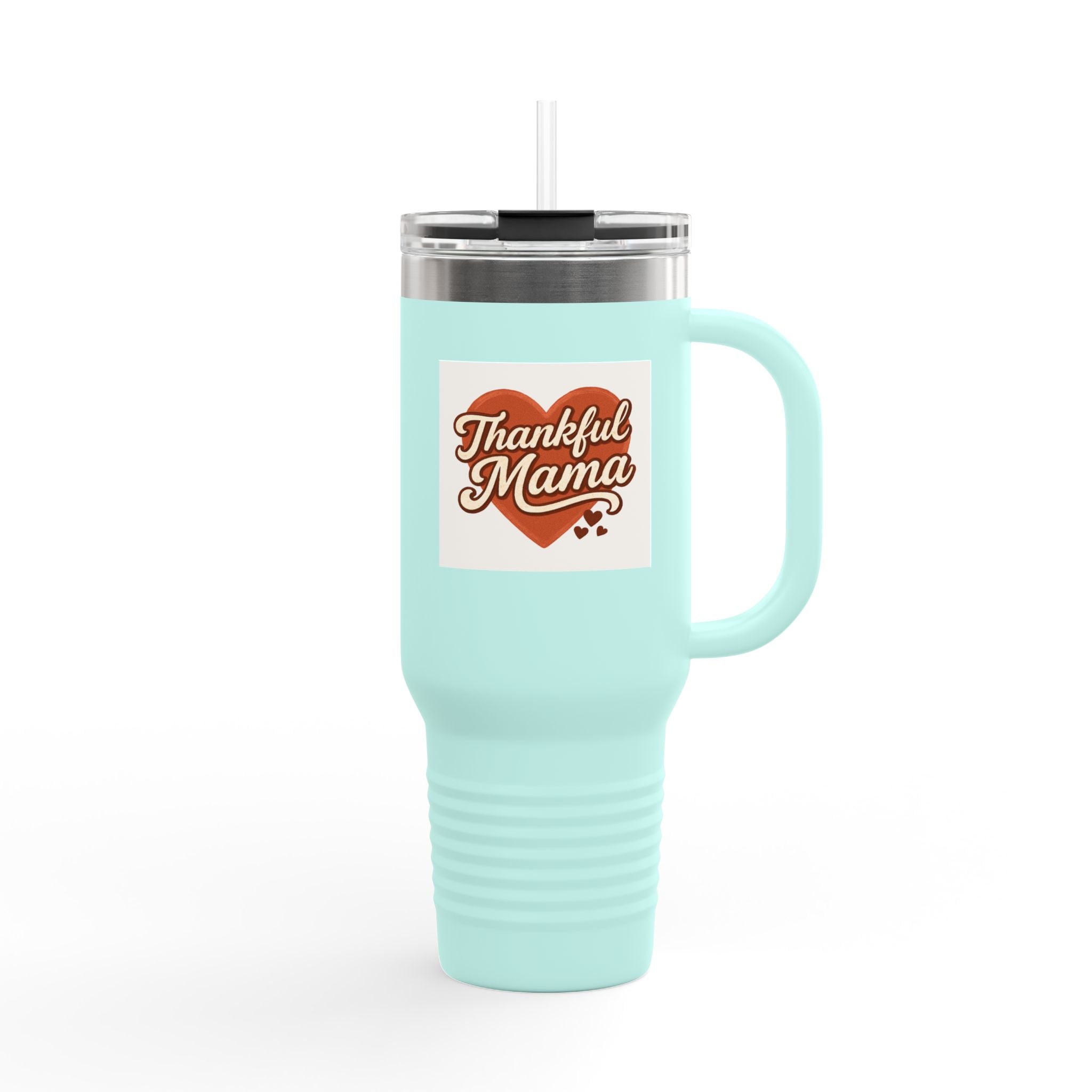 Thankful Mama Travel Mug, Gift for Mom, Reusable Mug