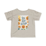 Joy of the Lord Infant Tee, Christian Baby Apparel Printify