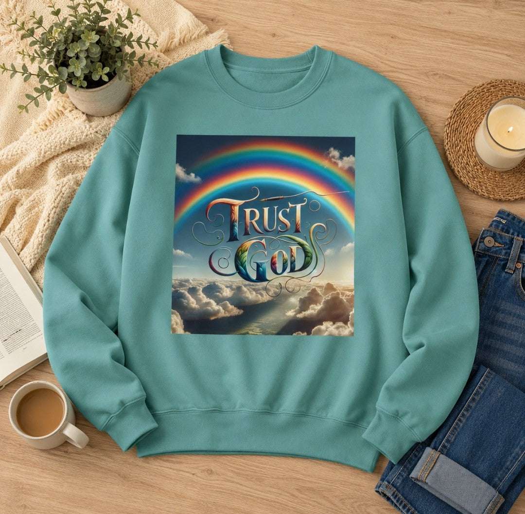 Trust God Faith Sweatshirt - faithcovenant