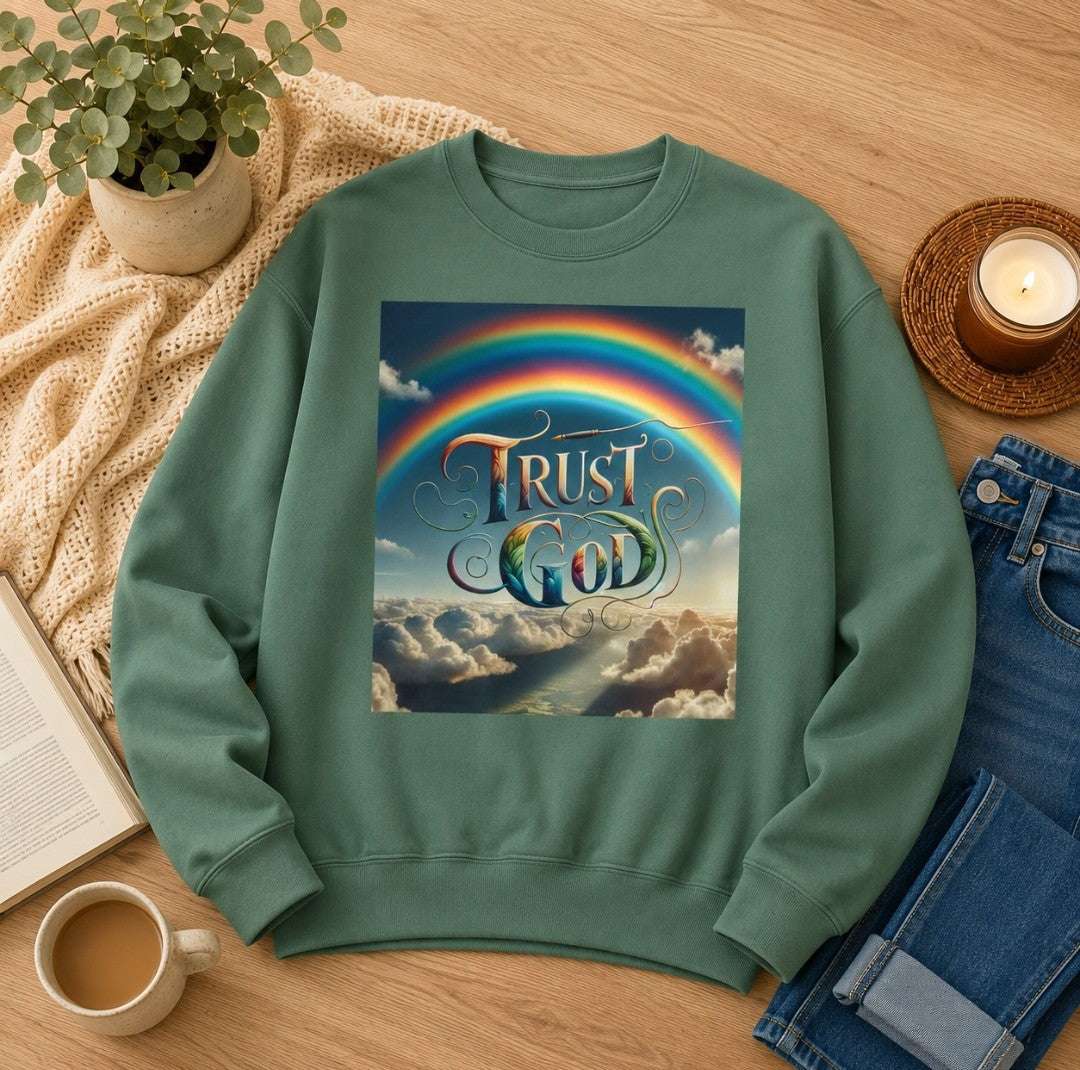 Trust God Faith Sweatshirt - faithcovenant